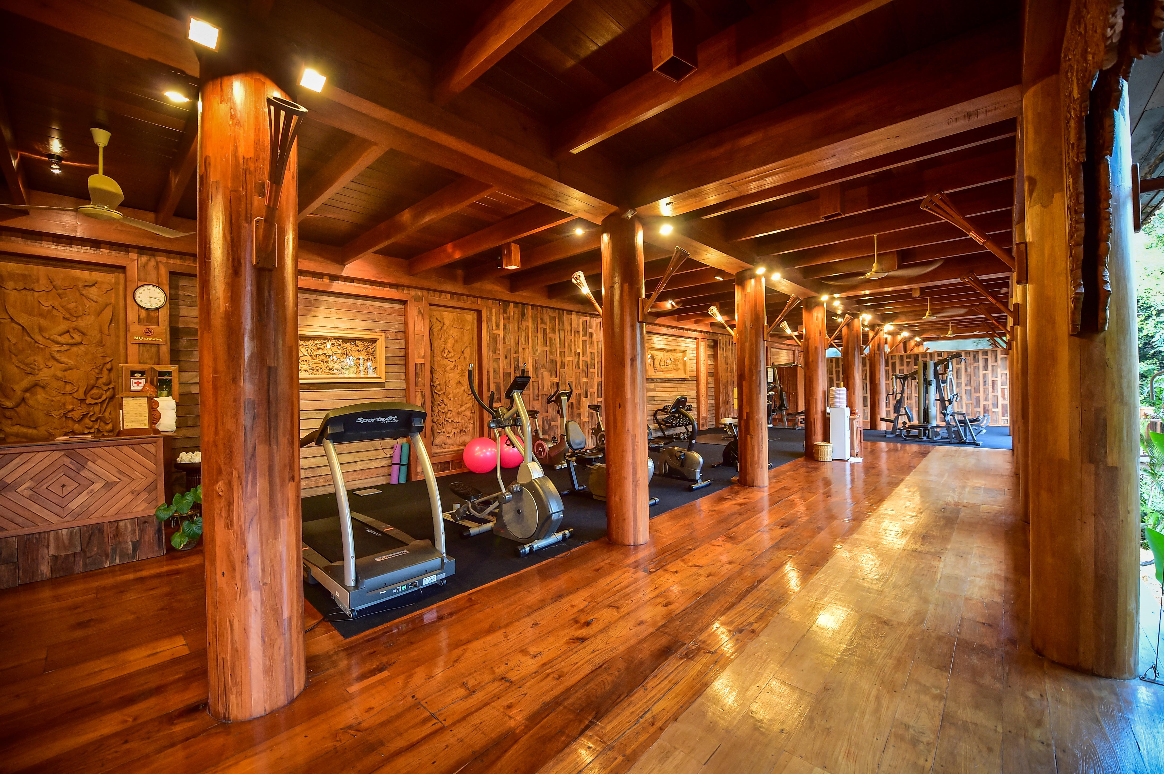 Santhiya Koh Phangan Resort And Spa Luaran gambar The gym at the Four Seasons Resort