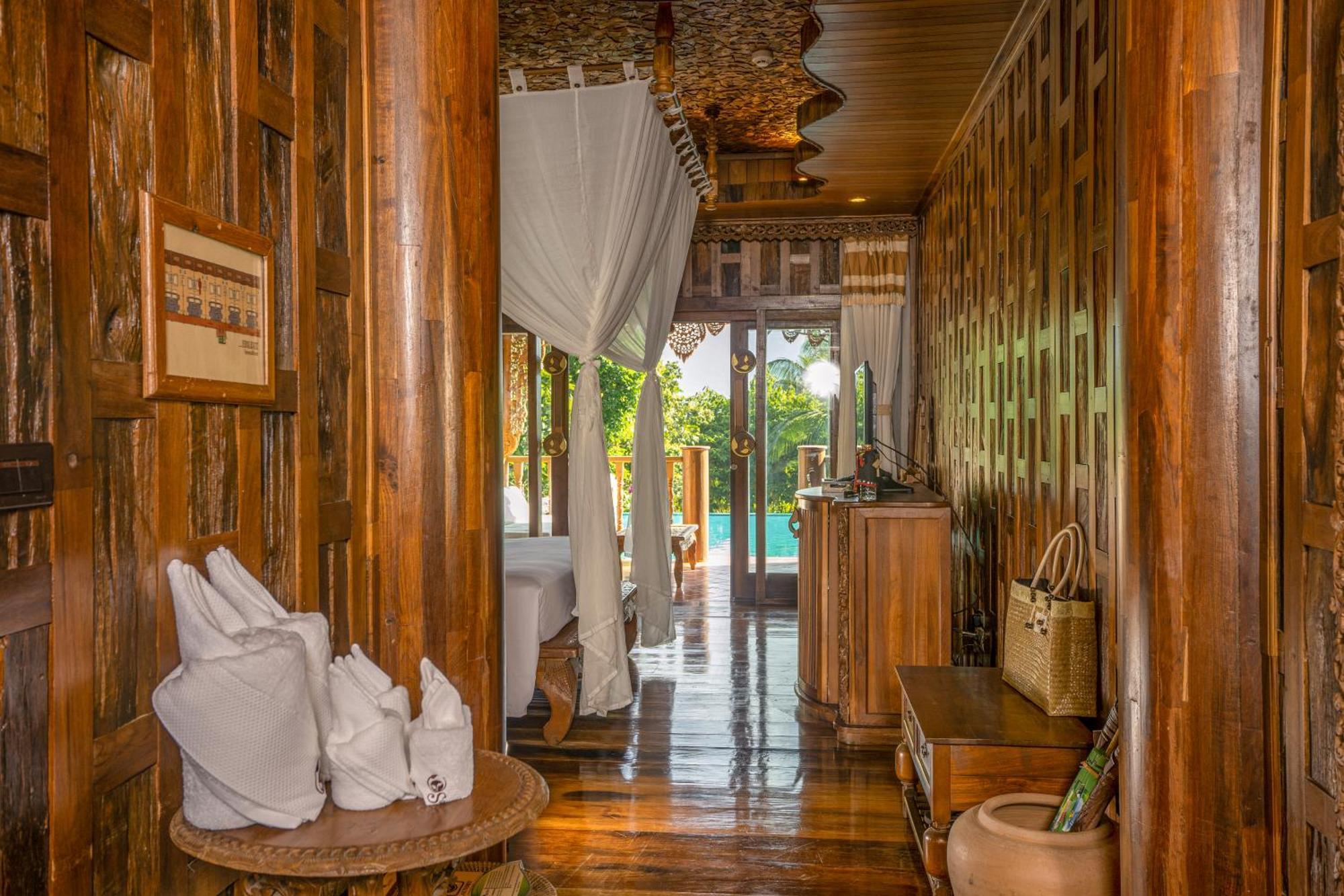 Santhiya Koh Phangan Resort And Spa Luaran gambar Interior of a villa at the resort