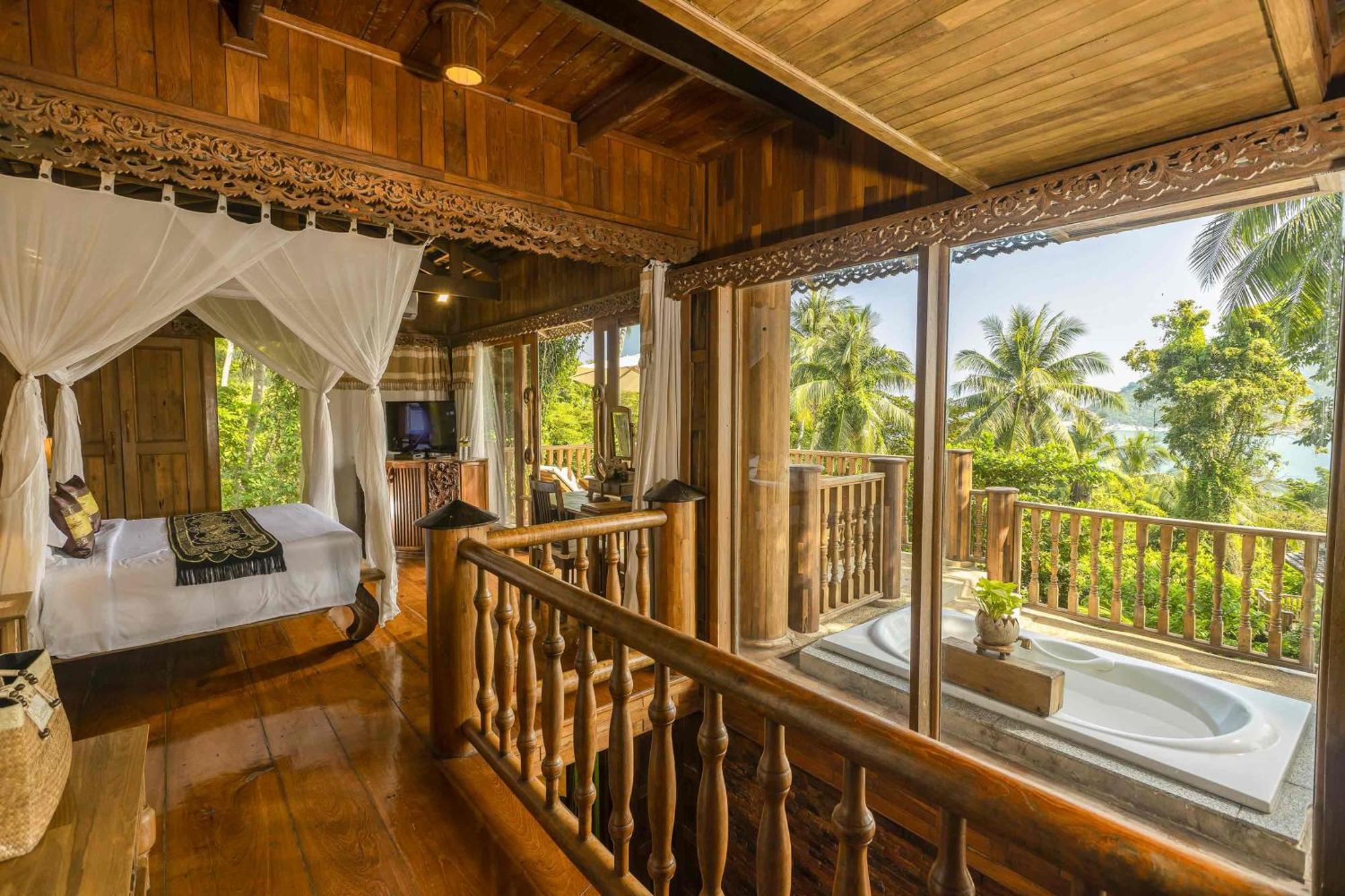 Santhiya Koh Phangan Resort And Spa Luaran gambar Interior of a villa at the resort