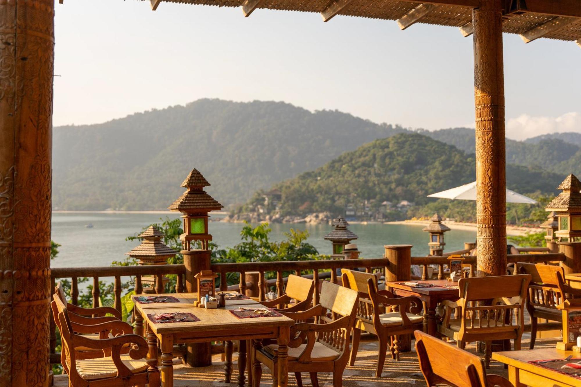 Santhiya Koh Phangan Resort And Spa Luaran gambar View of the Andaman Sea from the resort