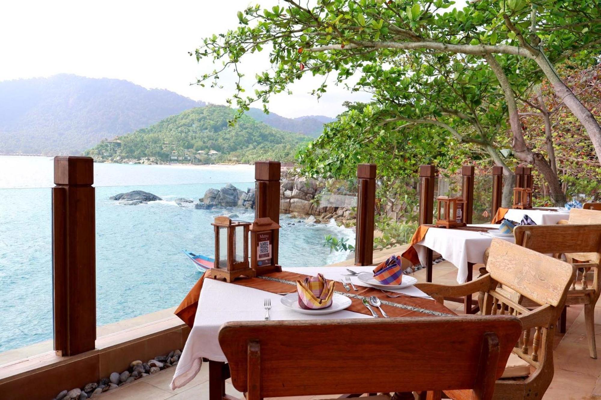 Santhiya Koh Phangan Resort And Spa Luaran gambar View from the restaurant